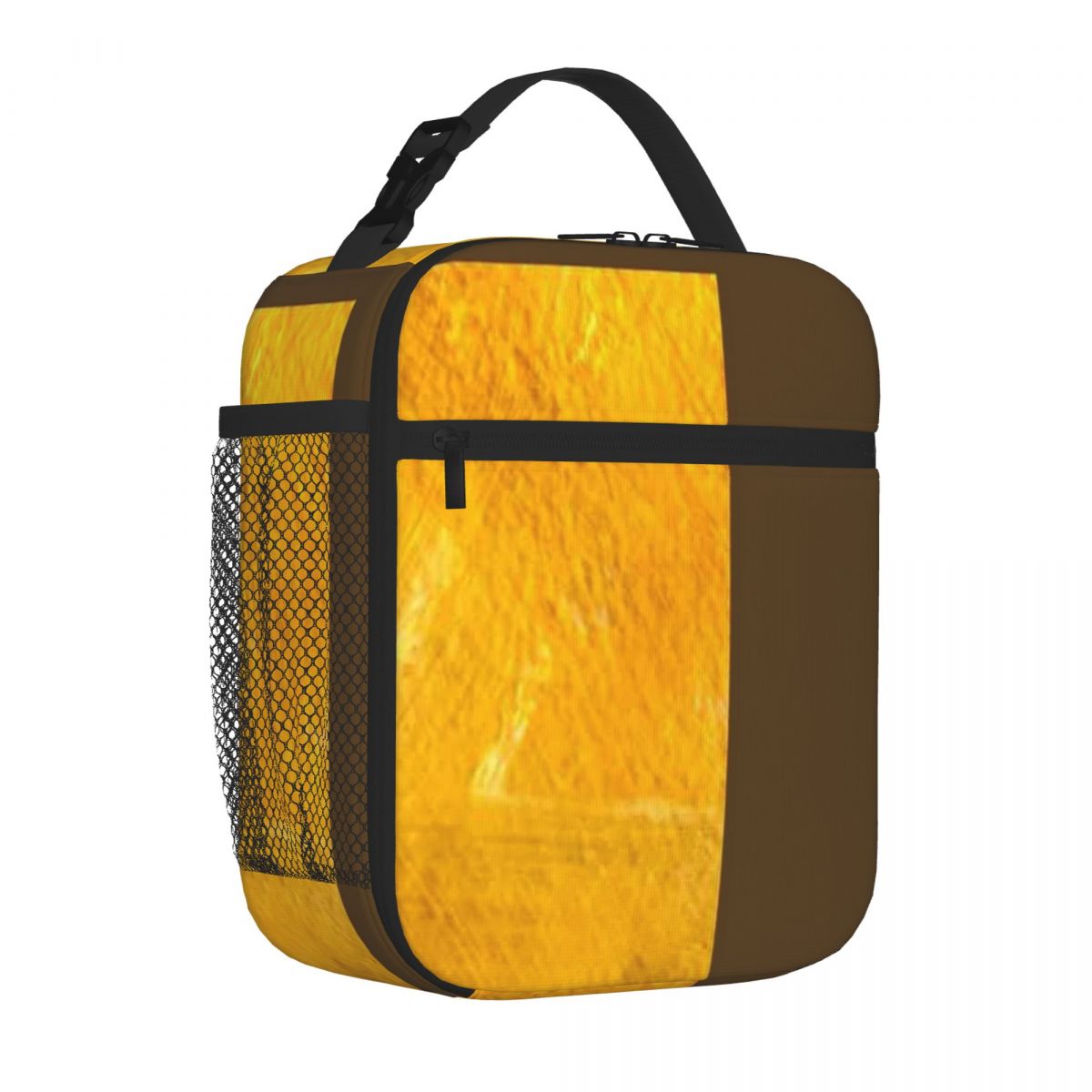 Meal Prep Yellow - Bestseller Gelbe Abstrakte 1 Große Lunch-Tasche