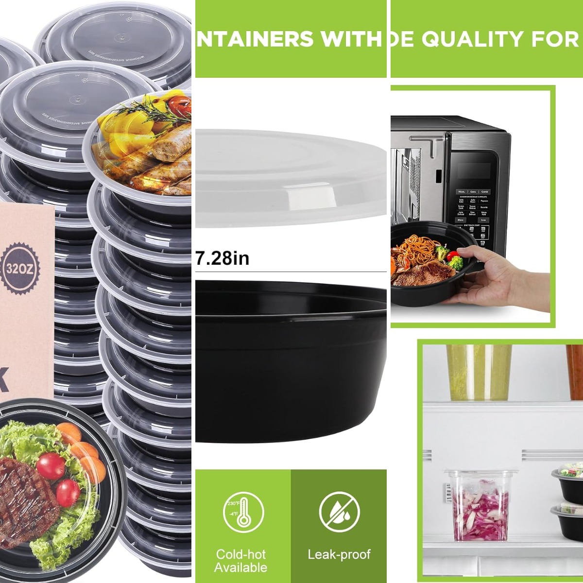 Meal-Prep-Behälter mit Deckel  – Meal Prep Freezer Bewertung und Preis
