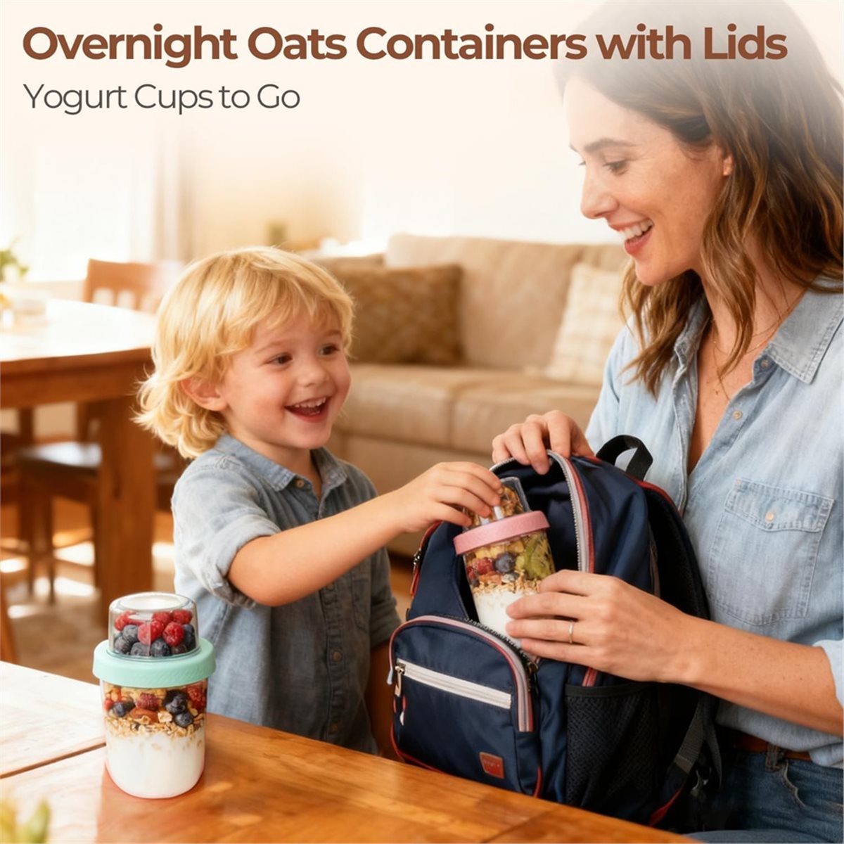 Overnight-Oats-Gläser mit Deck – Overnight Oat Jar Bewertung und Preis