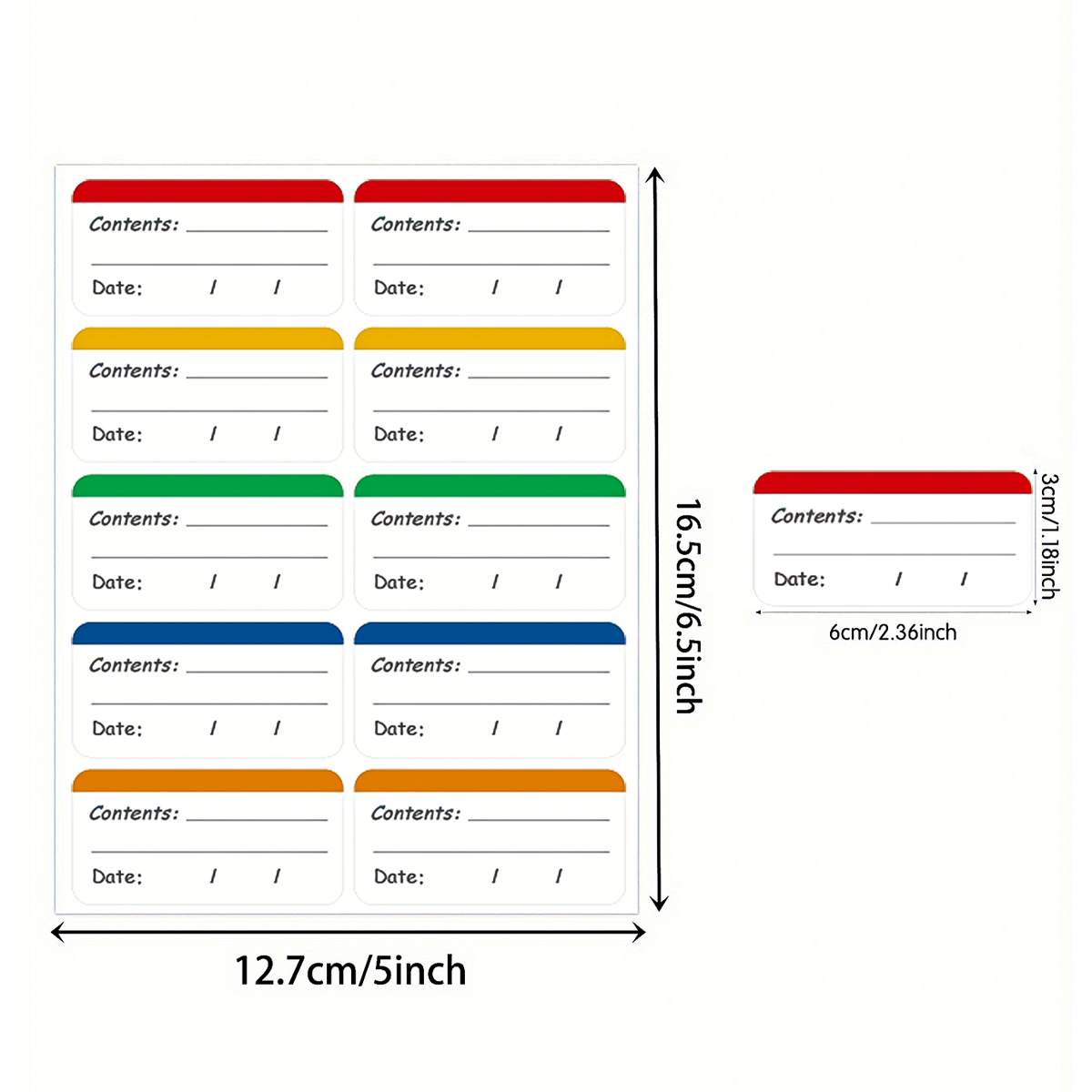 100 Stück Gefrierfach-Etikette – Meal Prep Freezer Bewertung und Preis