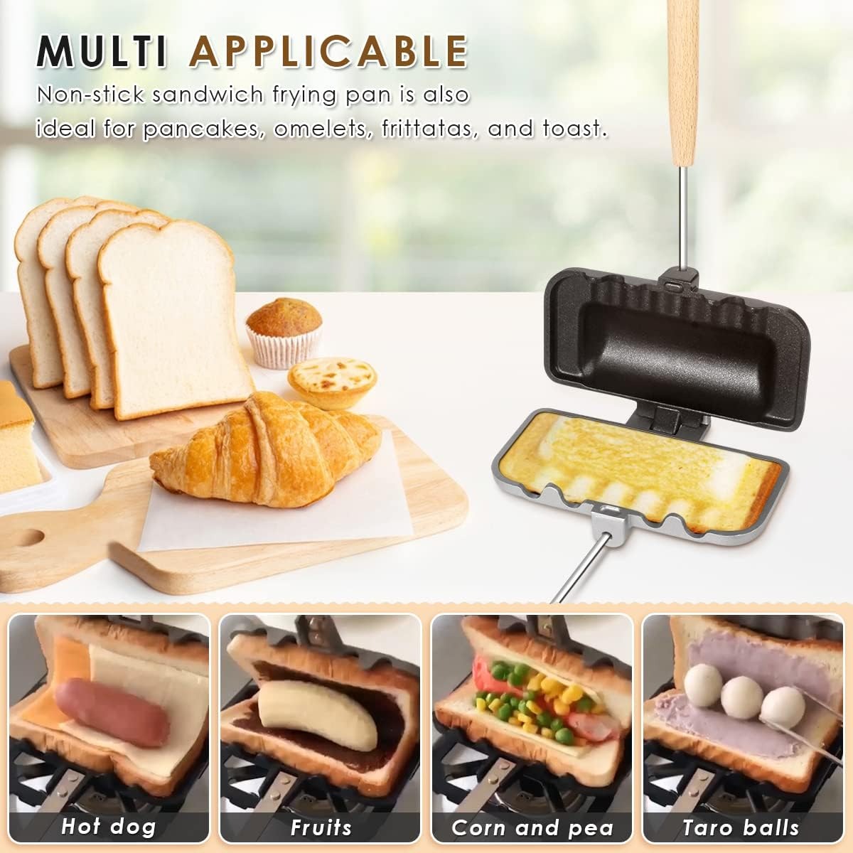 Heißer Sandwich-Maker, 4-in-1- – Breakfast Sandwich Press Bewertung und Preis