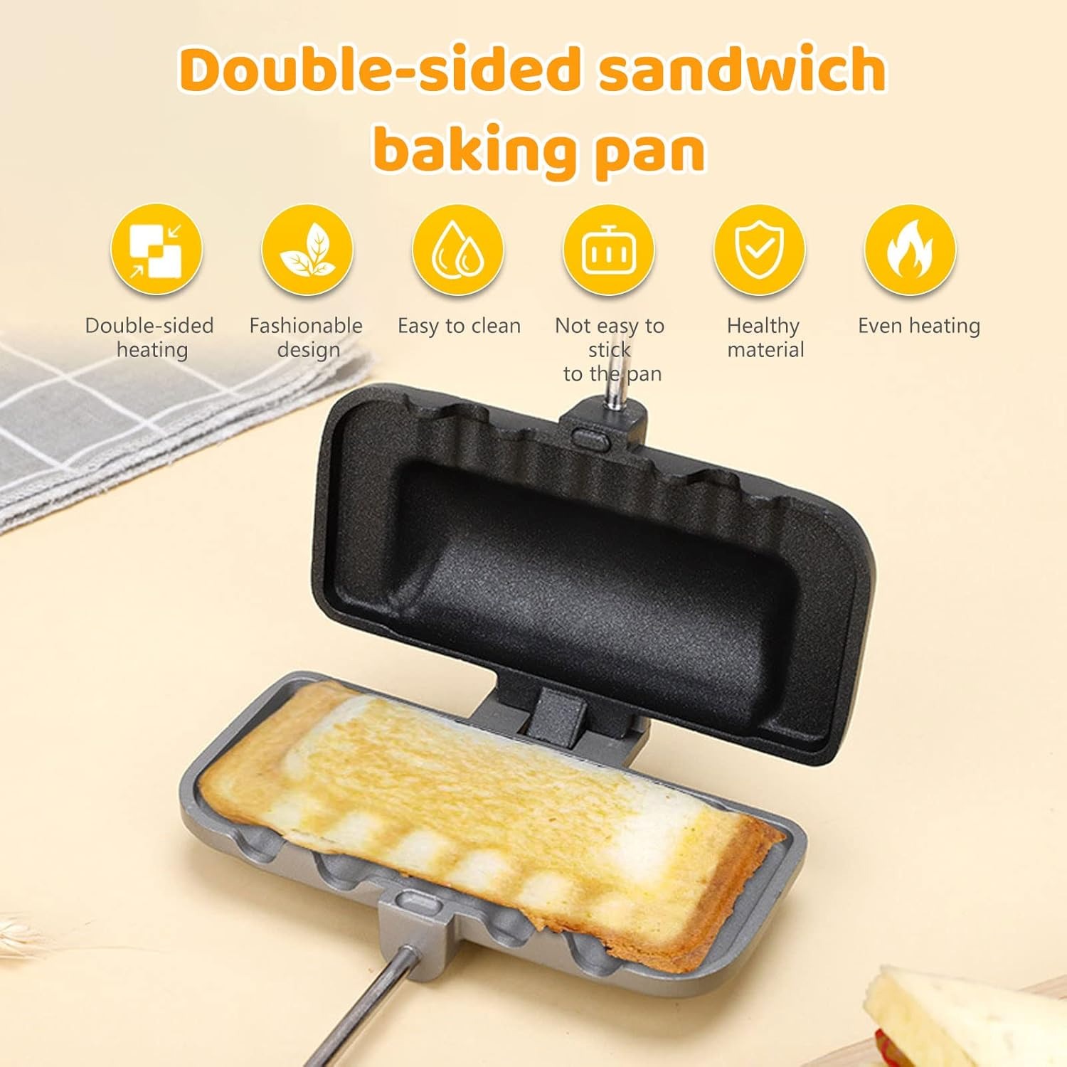 Heißer Sandwich-Maker, 4-in-1- – Breakfast Sandwich Press Bewertung und Preis