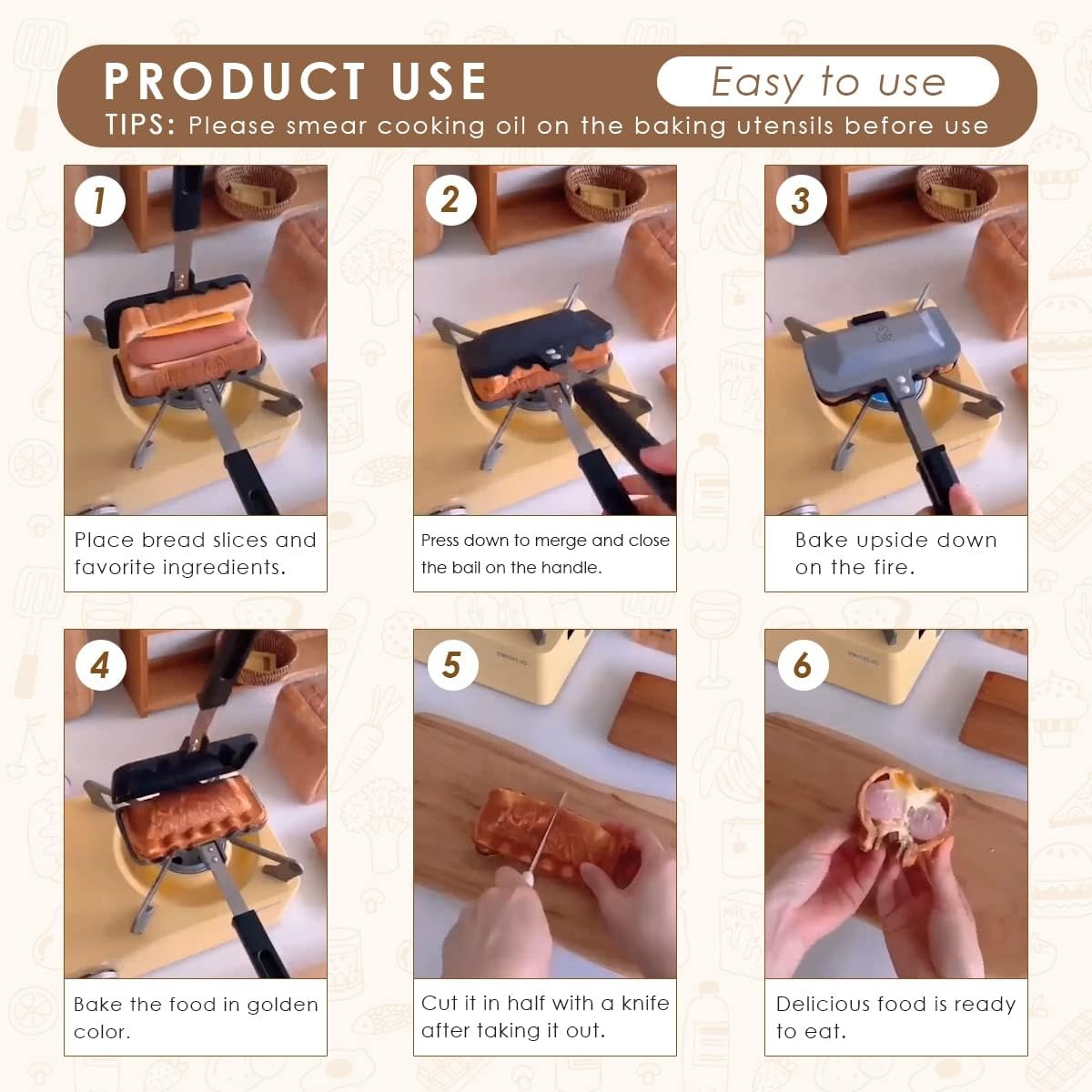 Heißer Sandwich-Maker, 4-in-1- – Breakfast Sandwich Press Bewertung und Preis