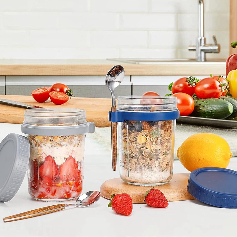 4er-Pack Overnight-Oats-Behält – Overnight Oat Jar Bewertung und Preis