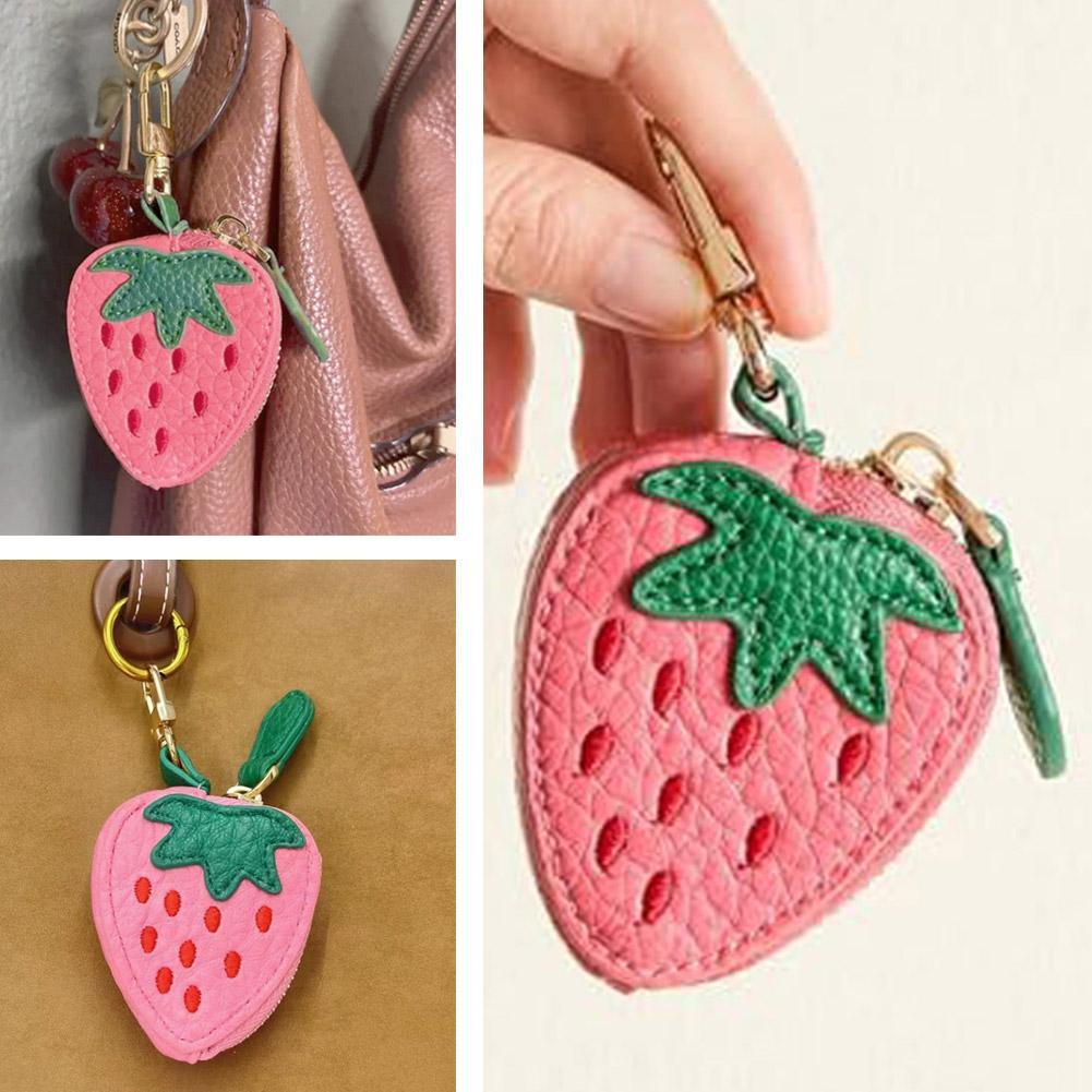Süße rosa Erdbeer-Design-Geldb – Strawberry Huller Bewertung und Preis