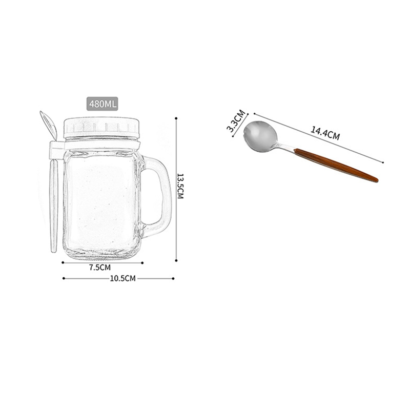ABNQ Overnight-Haferglas mit D – Overnight Oat Jar Bewertung und Preis