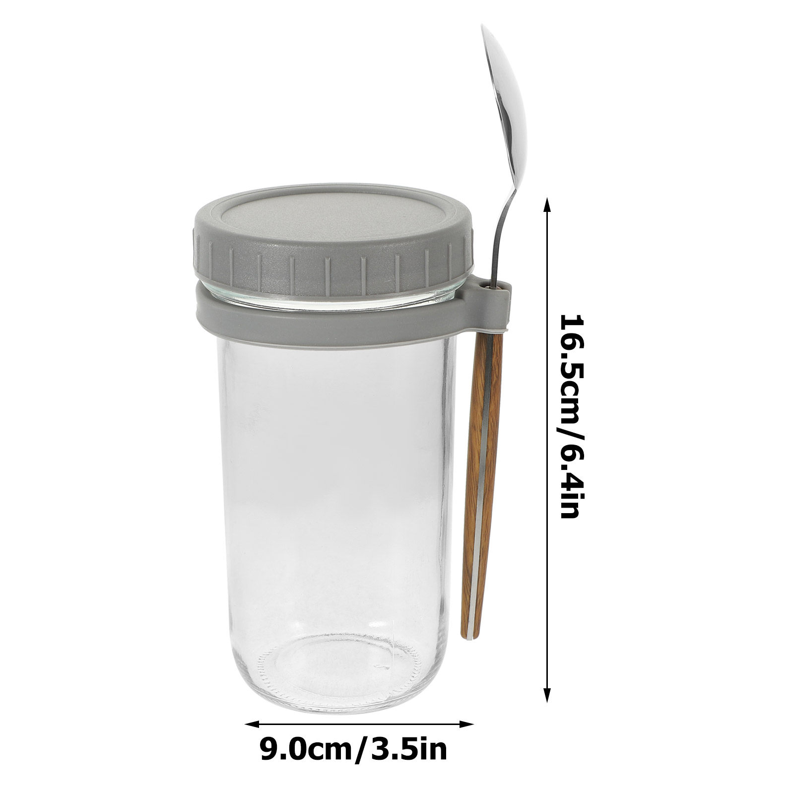 1 Set Stilvoller Glas-Vorratsb – Overnight Oat Jar Bewertung und Preis