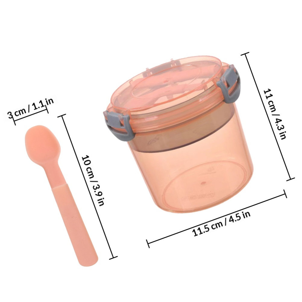 2-teiliges Overnight-Oats-Gläs – Meal Prep Overnight Oats Bewertung und Preis