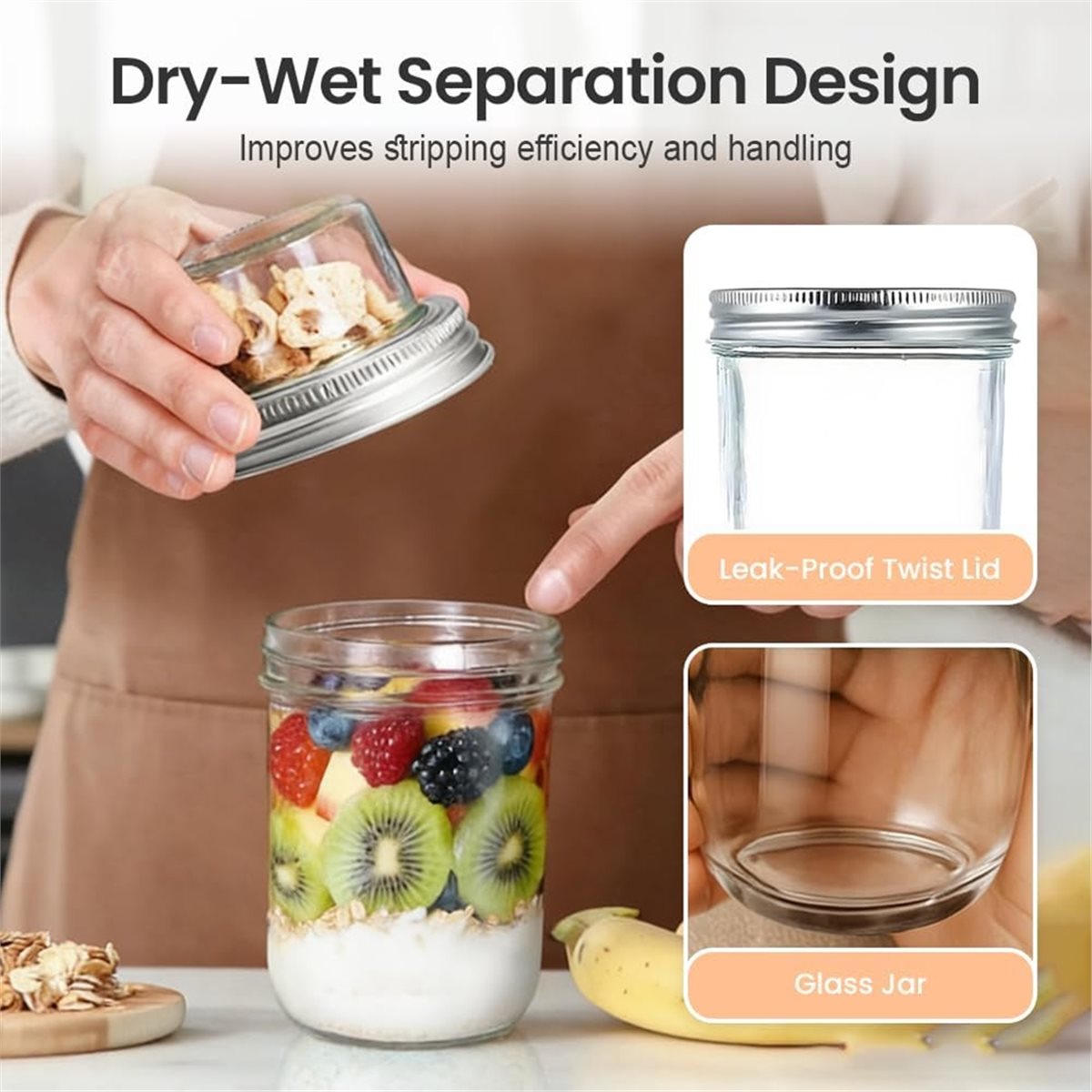 BAAE Overnight-Oats-Behälter m – Meal Prep Overnight Oats Bewertung und Preis