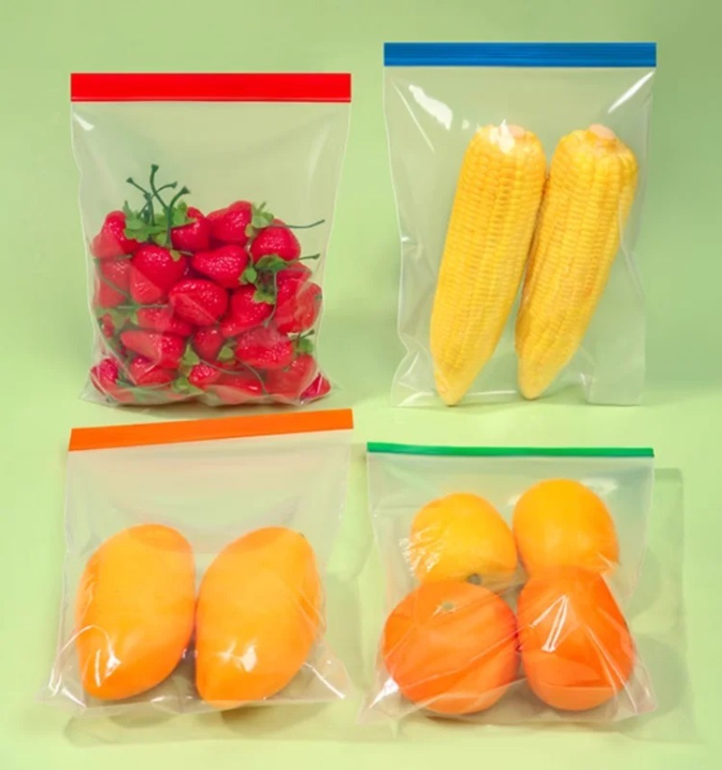 Farbige Transparente PE-Reißve – Meal Prep Ziplock Bewertung und Preis