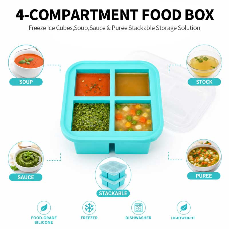 Silikon-Lebensmittelbehälter m – Meal Prep Freezer Bewertung und Preis