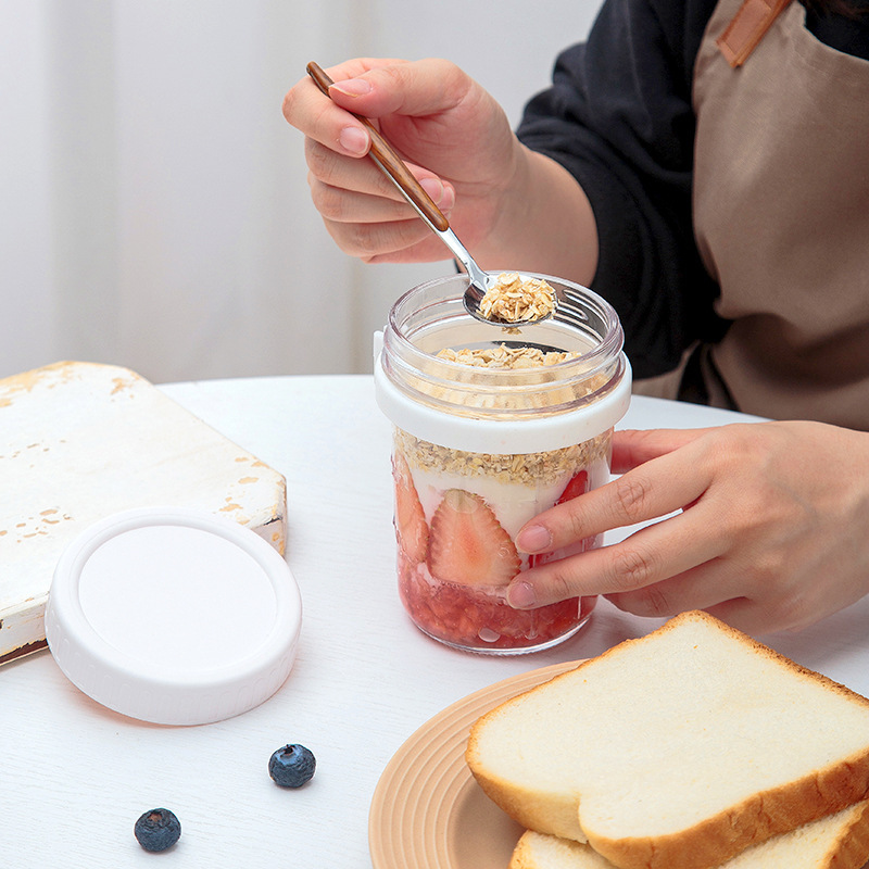 Glas-Vorratsbehälter für Overn – Overnight Oat Jar Bewertung und Preis