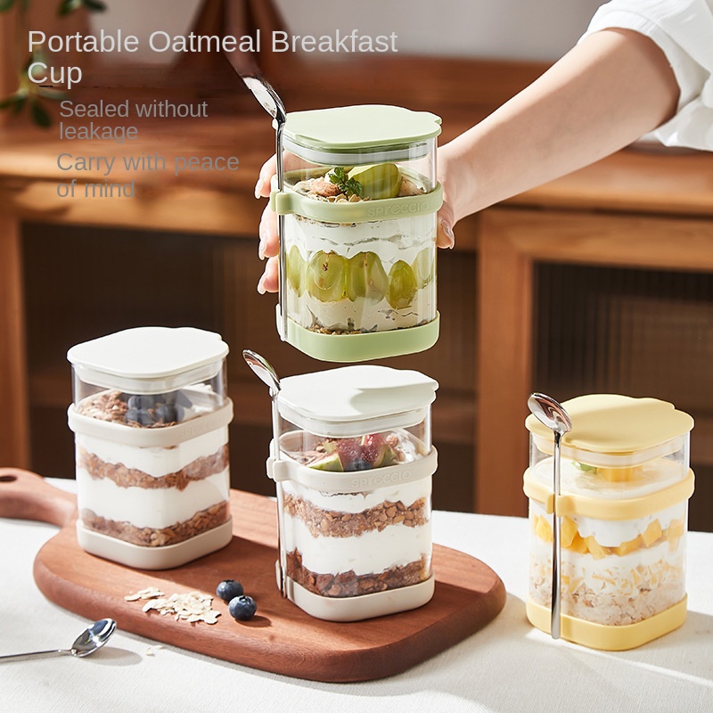 Glas-Overnight-Oats-Becher mit – Overnight Oat Jar Bewertung und Preis