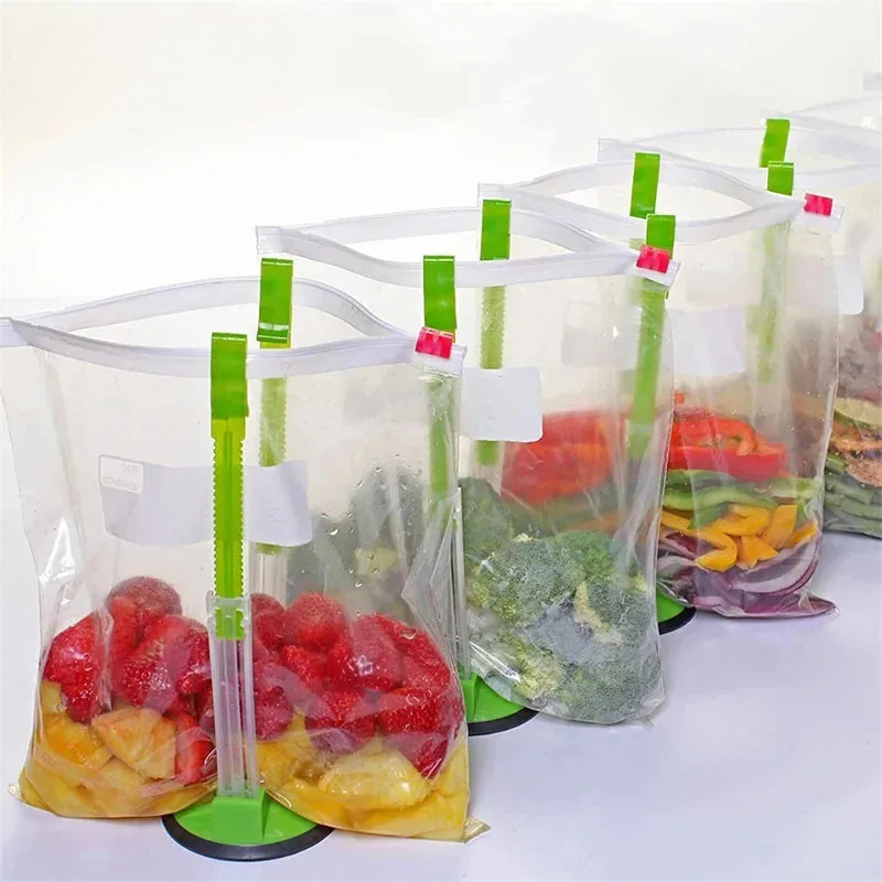 Verstellbarer Baggy-Rack-Halte – Meal Prep Ziplock Bewertung und Preis