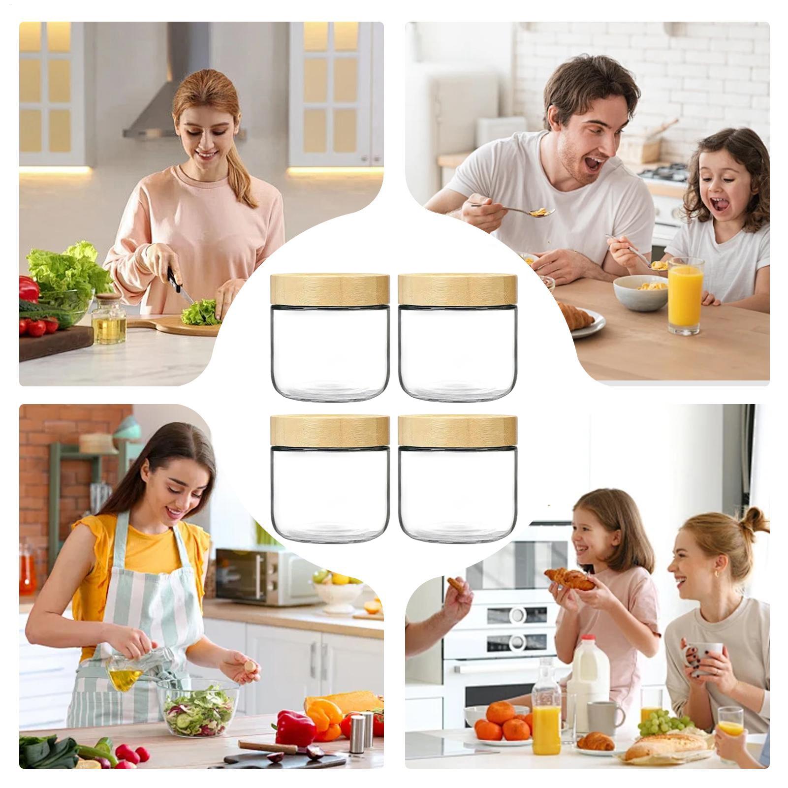 Overnight-Oats-Gläser 4 x 300m – Meal Prep Overnight Oats Bewertung und Preis