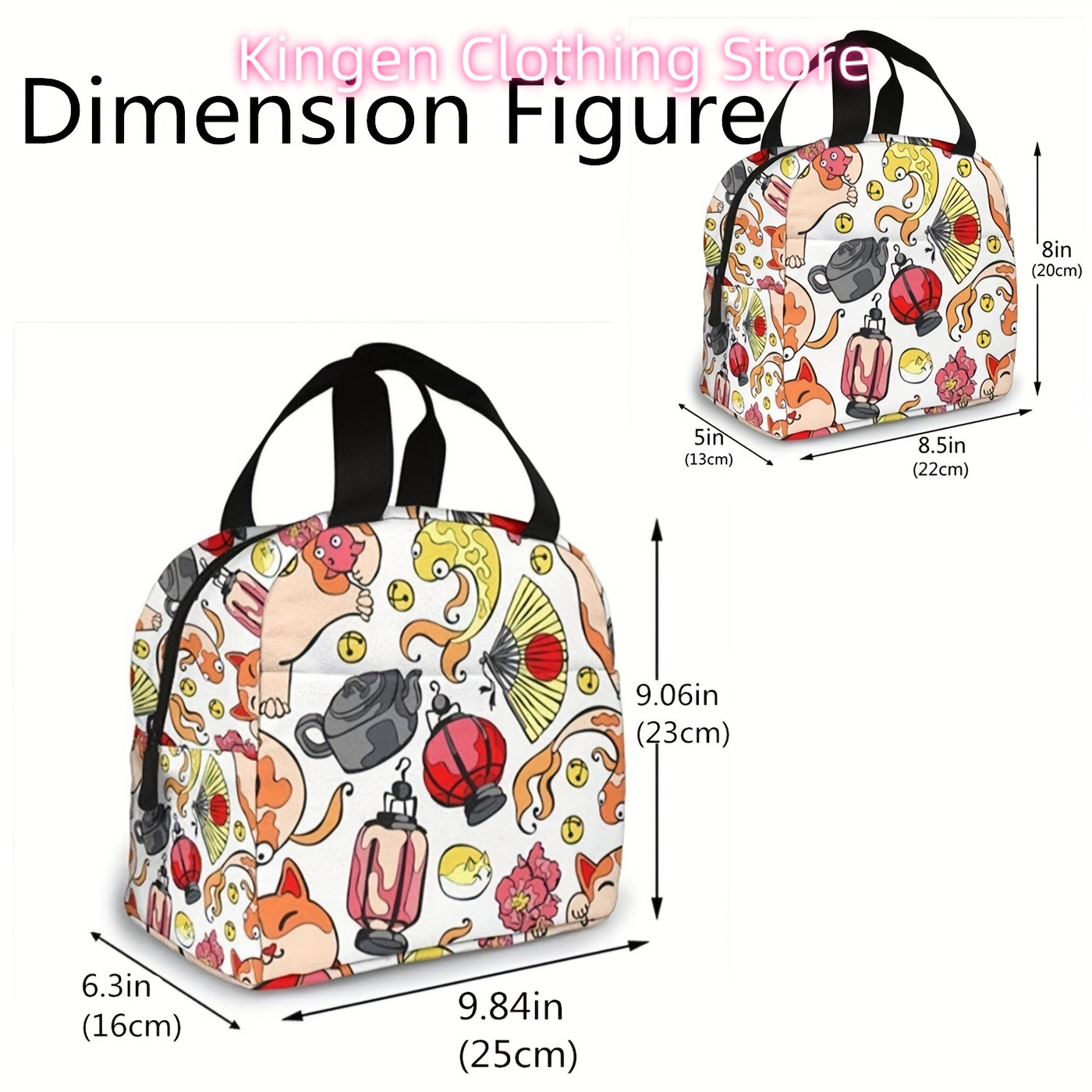 1 Stück isolierte Lunchtasche  – Meal Prep Japanese Bewertung und Preis