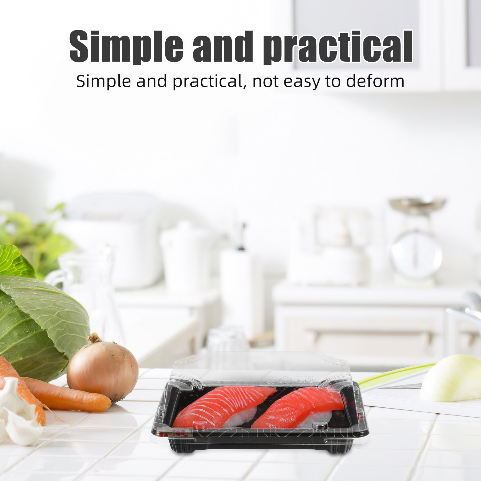 50 Stück Sushi-Behälter im jap – Meal Prep Japanese Bewertung und Preis