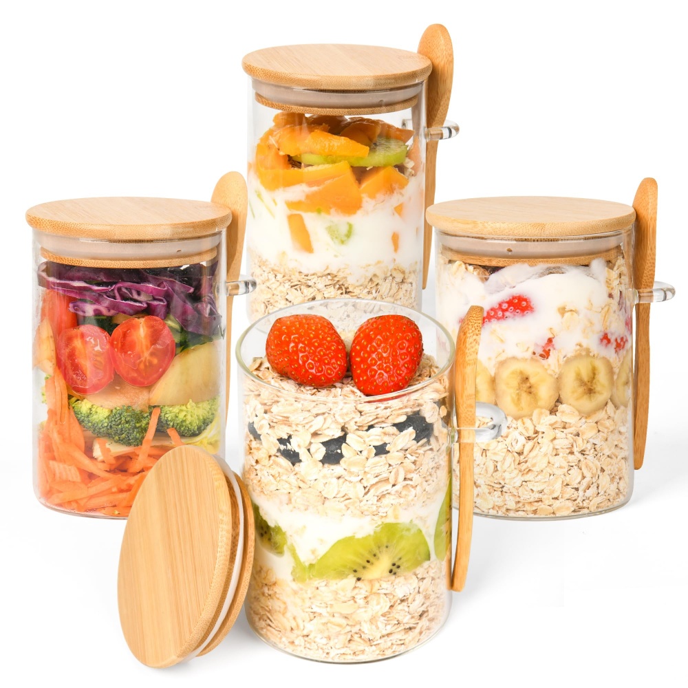 1/2/3/4 Stück Overnight-Oats-B – Meal Prep Overnight Oats Bewertung und Preis