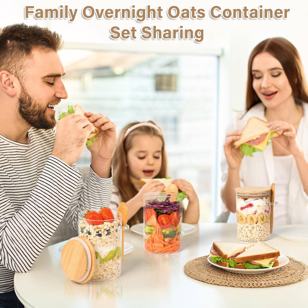 1/2/3/4 Stück Overnight-Oats-B – Meal Prep Overnight Oats Bewertung und Preis