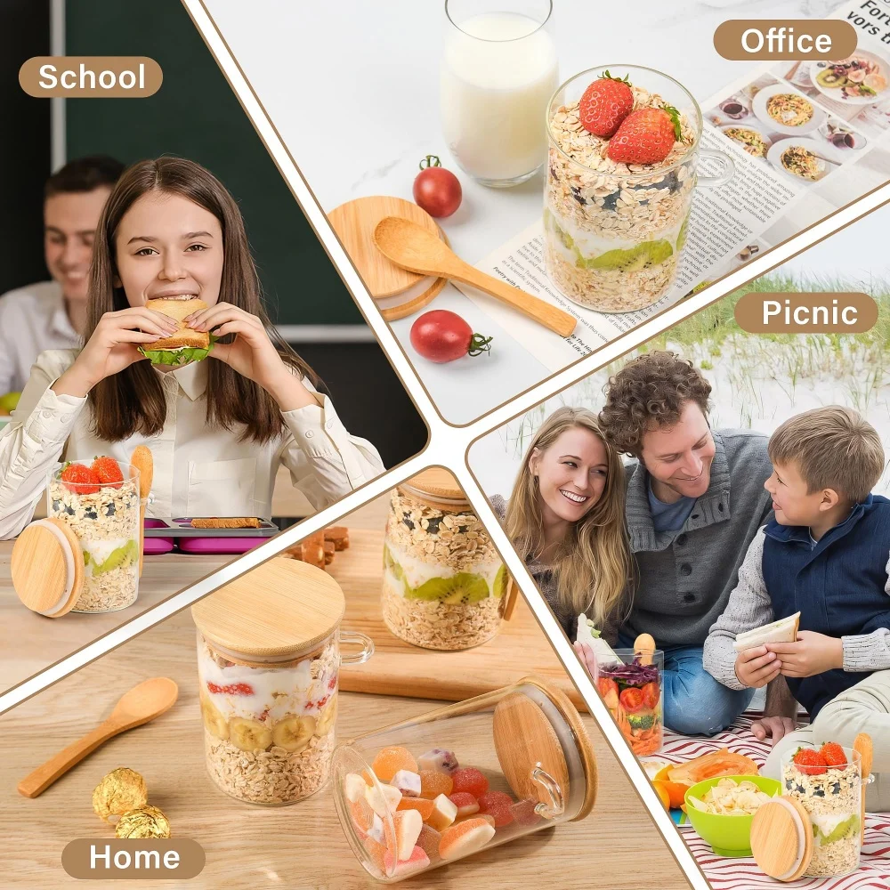 1/2/3/4 Stück Overnight-Oats-B – Overnight Oat Jar Bewertung und Preis
