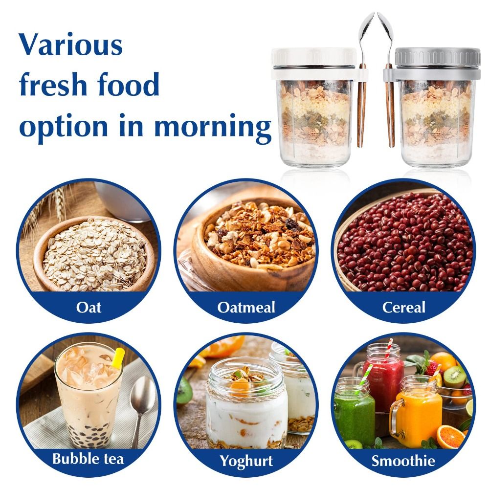 Joghurtglas, 350 ml, Overnight – Overnight Oat Jar Bewertung und Preis