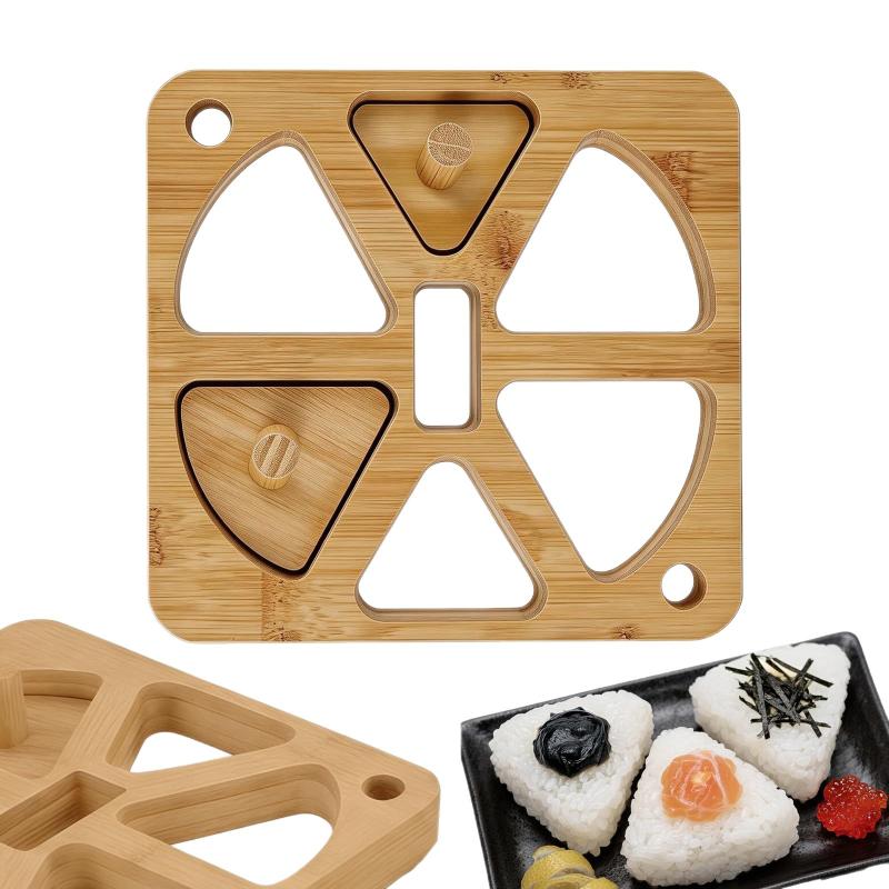Holz-Onigiri-Reisballform mit  – Meal Prep Japanese Bewertung und Preis