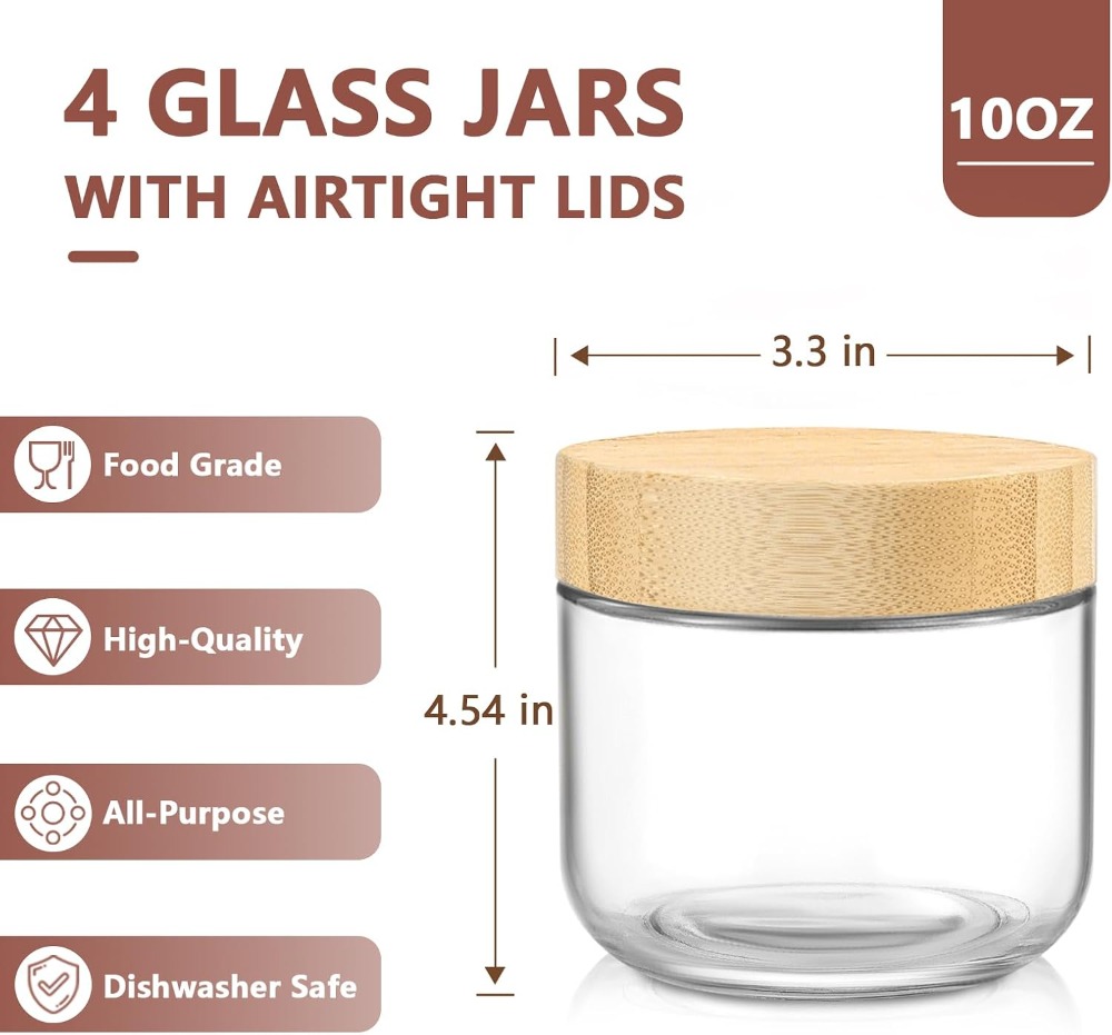 10 Oz Overnight-Oats-Behälter  – Meal Prep Overnight Oats Bewertung und Preis